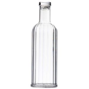 Fluted Carafe With Lid, Plastic