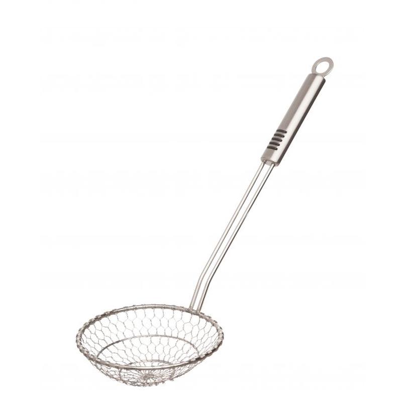 Helen's Asian Kitchen Stainless Steel Spider Stainer, 7in