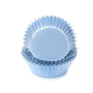 Light Blue Foil Baking Cup | 32 Count