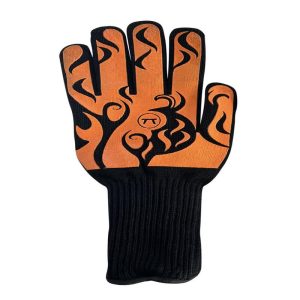Orange Flame Grilling Gloves, L/XL