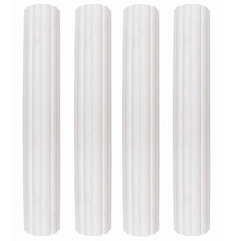 Plastic Hollow Pillars, Pack of 4 | 6"