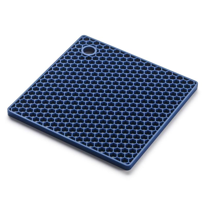 Silicone Honeycomb Trivet, Navy