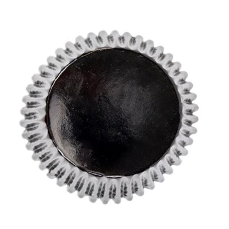 Standard Metallic Black Baking Cups | 30-pack