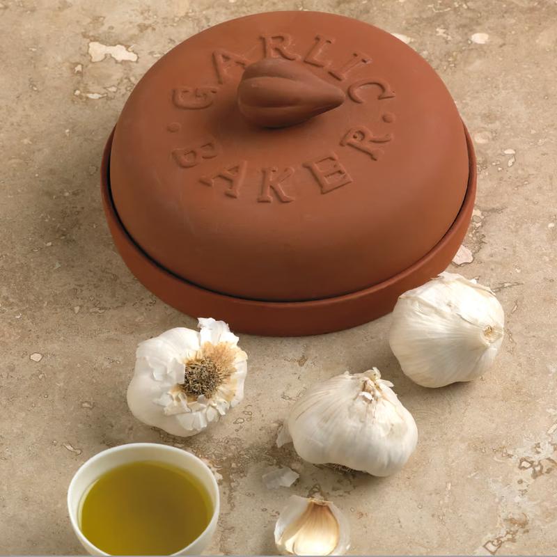 Terra Cotta Garlic Baker | 7"