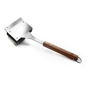 Verde Collection Grill Brush with Replaceable Bristles and Scraper