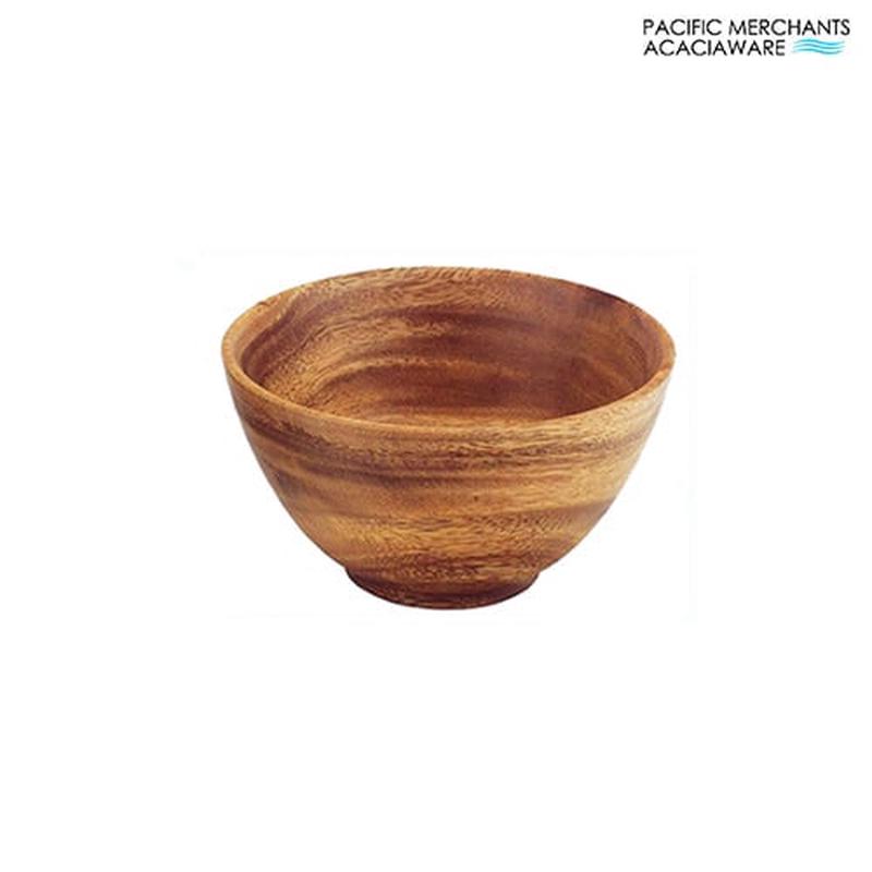 Acacia Wood Round Rice & Soup Bowl