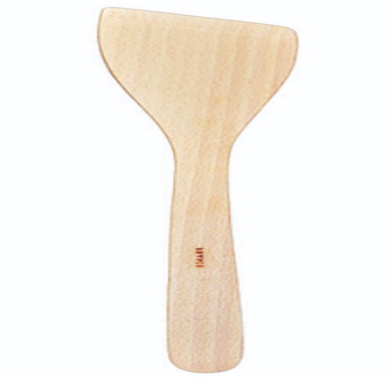 Beechwood 12" Large Beveled Edged Spatula