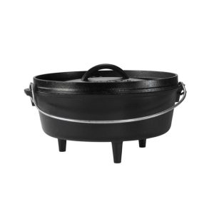 Cast Iron Deep Camp Dutch Oven, 10 Quarts