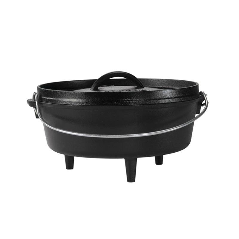Cast Iron Deep Camp Dutch Oven, 10 Quarts