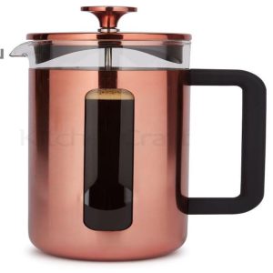 La Cafetire Monaco Cafetiere, 8-Cup, Copper