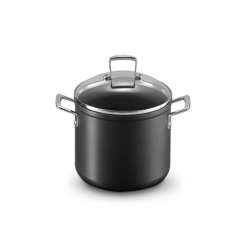 Toughened Non-Stick Deep Casserole with Glass Lid 24cm