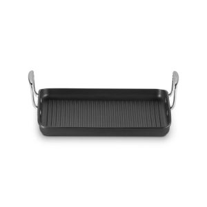 Toughened Non-Stick Ribbed Rectangle Grill