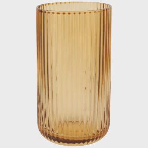 Amber Tall Fluted Tumbler | 17oz
