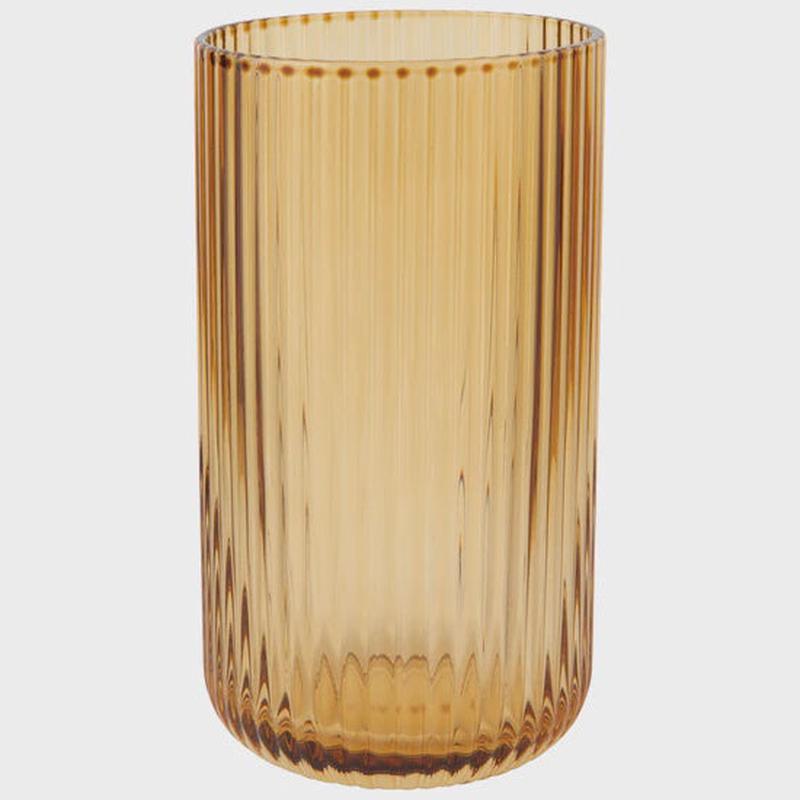 Amber Tall Fluted Tumbler | 17oz