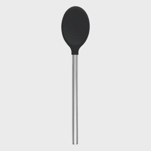 Black Silicone Mixing Spoon