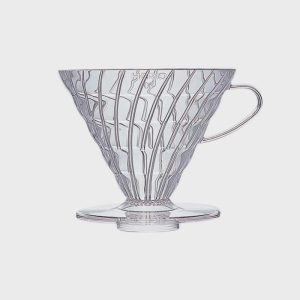 Hario V-60 Plastic Coffee Dripper | Clear