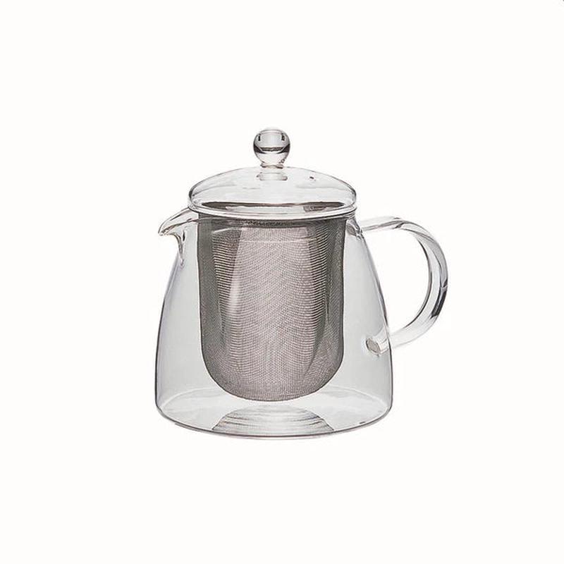 Jumping Leaf Glass Tea Pot