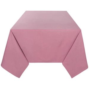 Mauve Cotton Tablecloth, 60"x120"