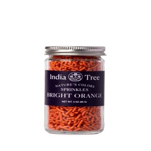 Nature's Colors Bright Orange Sprinkles