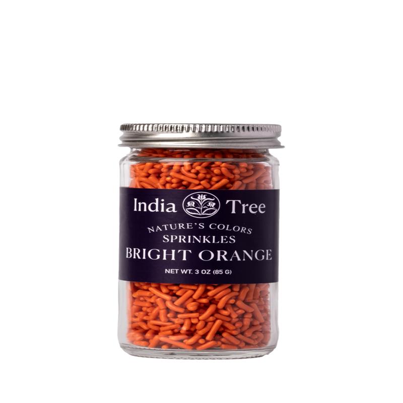 Nature's Colors Bright Orange Sprinkles