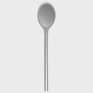 Oyster Gray Silicone Mixing Spoon