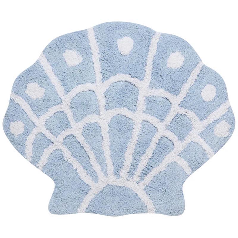 Seaside Shells Shaped Bath Mat