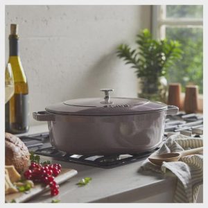Staub La Cocotte Wide Oval Dutch Oven | Lilac 6.25qt