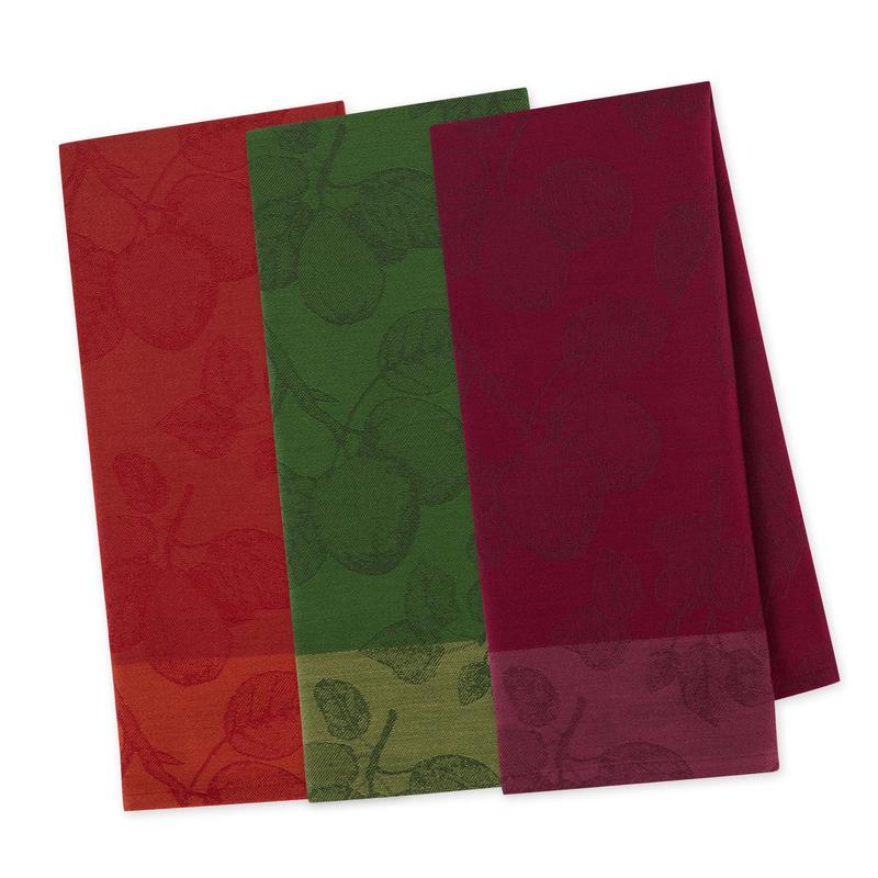 Botanical Fruits Jacquard Dishtowels