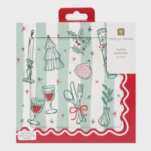 Christmas Paper Napkins, 20-Pack
