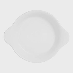 Earred Round Egg Dish, 16.75oz