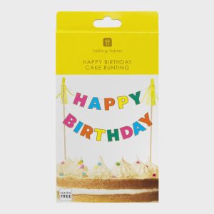 Happy Birthday Bunting Cake Topper