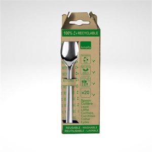 20-piece reusable Table Spoons