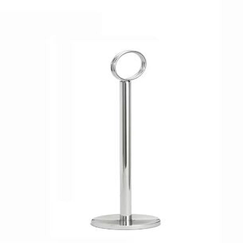 8" Chrome Plated Card Holder