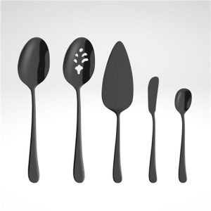 "Austin" Serving Set, Black, 5pcs
