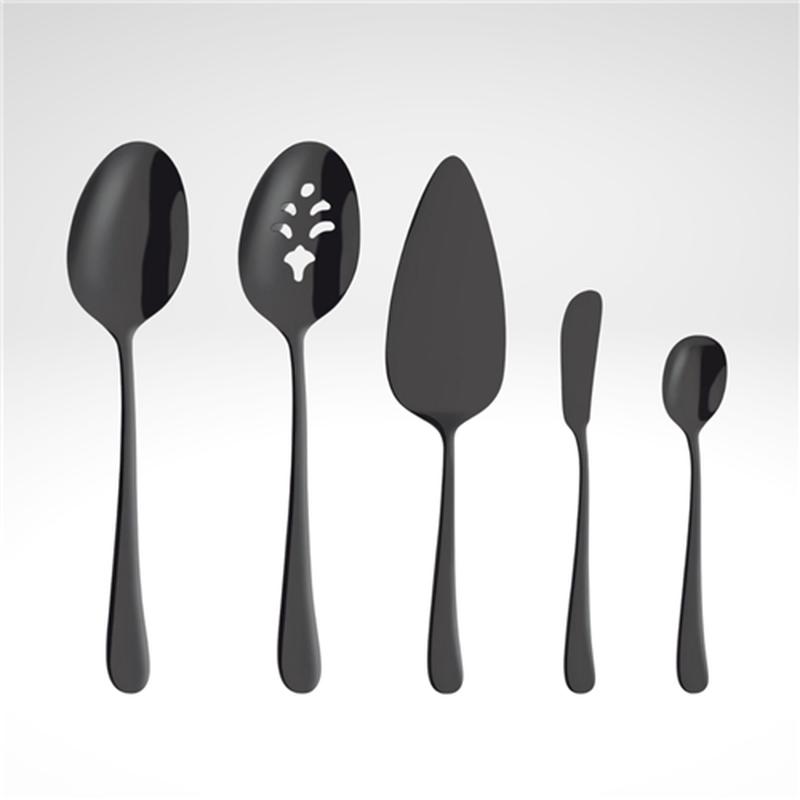 "Austin" Serving Set, Black, 5pcs