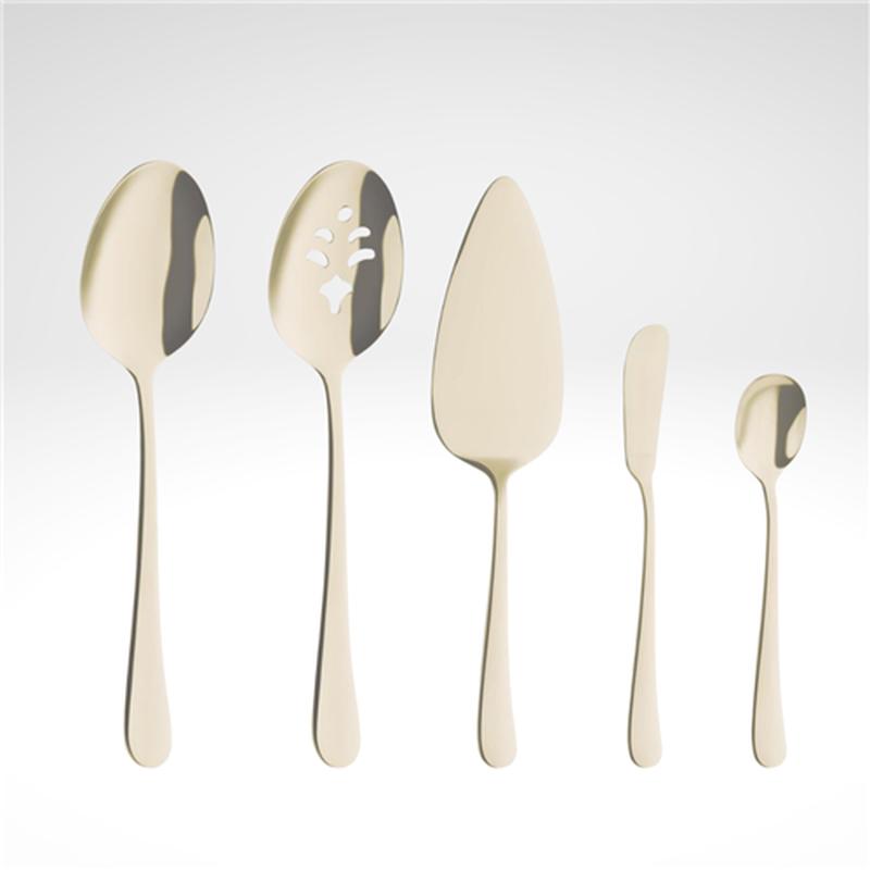 "Austin" Serving Set, Champagne, 5pcs