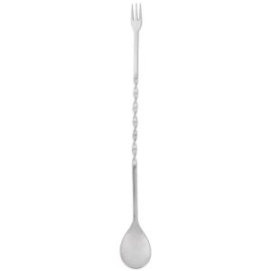 Bar Mixing Spoon with Fork
