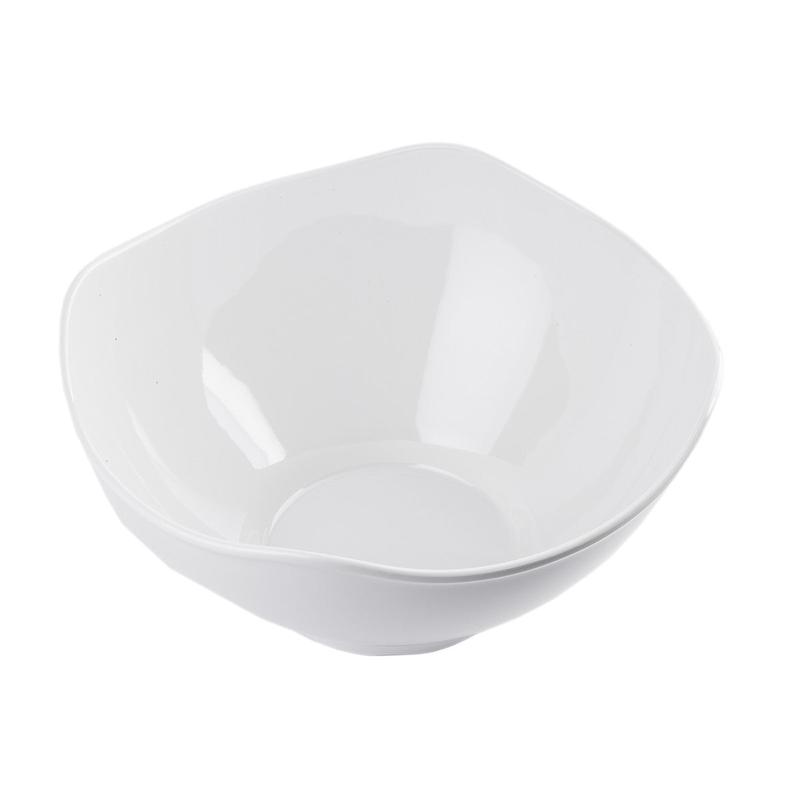 Frostone Collection 6 Qt Round Wavy Bowl