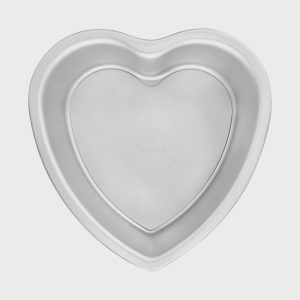Pan Heart 8x3 with Removable Bottom
