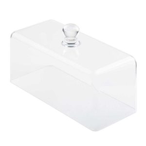Rectangular Cake Dome With Knob Handle