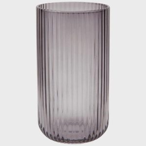 Smoke Tall Fluted Tumbler | 17 oz