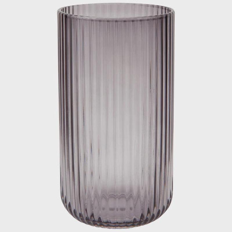 Smoke Tall Fluted Tumbler | 17 oz