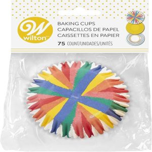 Standard Baking Cups Rainbow, 75-Pack