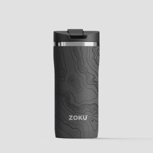 Travel Mug Grey Graphic
