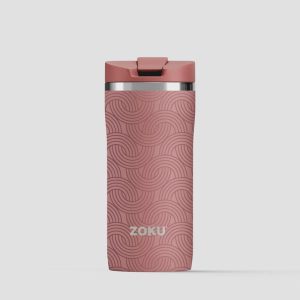 Travel Mug Pink Geo