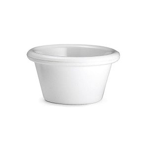 White Smooth Ramekin | 3 Oz
