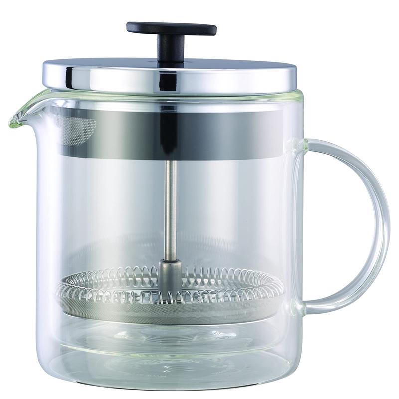 Double Wall Coffee Press, Glass, 13.5 oz