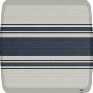 GelPro Elite Mat // Bistro Stripe Coastal Blue | 20x36"