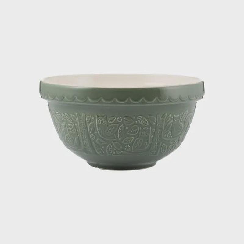 In The Forest Owl Green Mixing Bowl // 26cm