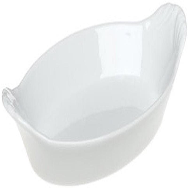 Oval Earred Egg Dish, 10.5"x6.25"